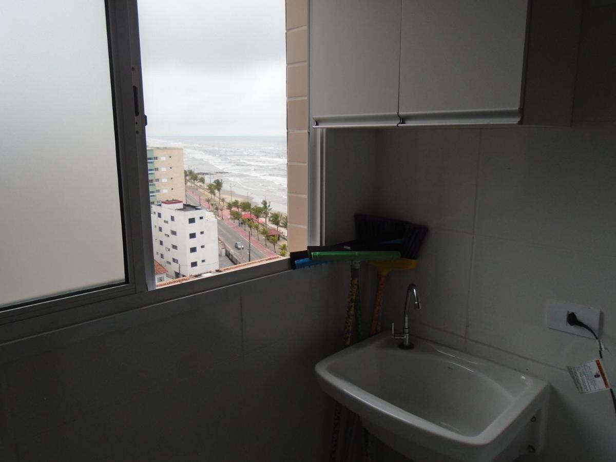 Apartamento Em Mongagua, Frente Ao Mar Экстерьер фото